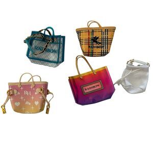 Rainbow High Beach Tote Purse Bag Handbag Lot of 5 RH Doll Accessories